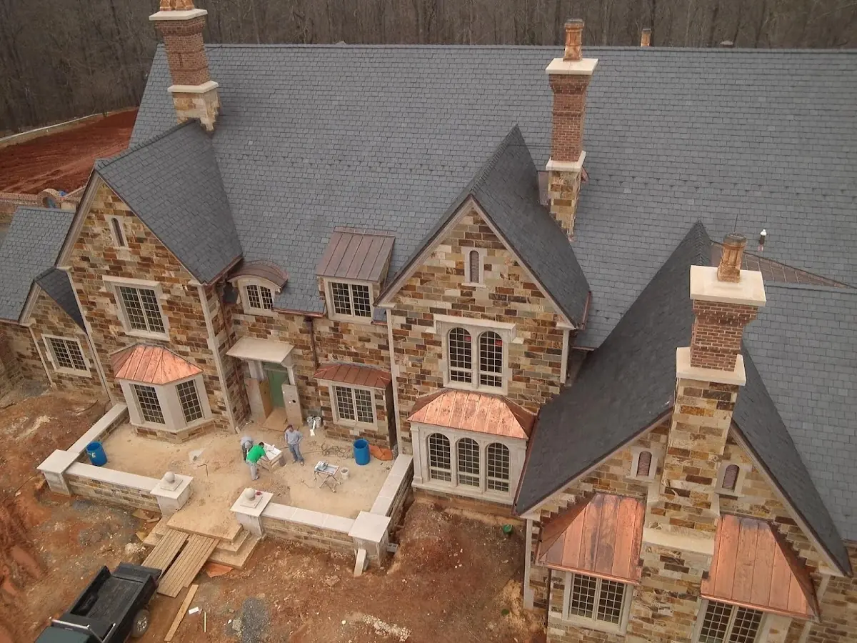Craftsman Roofing Slate Roof Repair project in Eastham